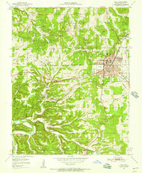 Rolla 1951 topographic map preview