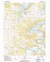 Roscoe 1991 topographic map thumbnail