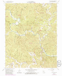 Round Spring 1967 topographic map thumbnail