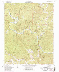 Round Spring 1967 topographic map preview