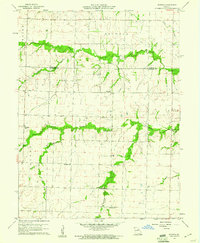 Rowena 1960 topographic map preview