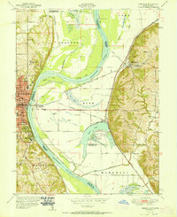 Rushville topographic map thumbnail