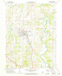 Savannah 1971 topographic map thumbnail