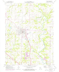 Savannah 1971 topographic map thumbnail