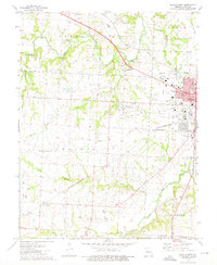 Sedalia West 1973 topographic map thumbnail