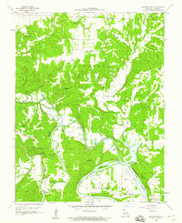 Shawnee Bend 1959 topographic map thumbnail