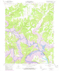 Shawnee Bend 1959 topographic map thumbnail
