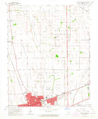 Sikeston North 1963 topographic map thumbnail