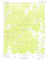 Siloam Springs 1973 topographic map thumbnail