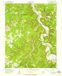 Slabtown Spring 1954 topographic map thumbnail