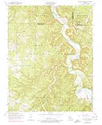 Slabtown Spring 1954 topographic map thumbnail