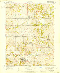 Smithville 1951 topographic map thumbnail