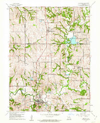 Smithville 1961 topographic map thumbnail