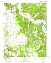 South West City 1965 topographic map thumbnail