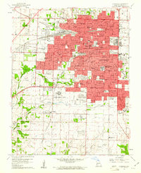 Springfield 1960 topographic map preview
