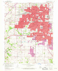 Springfield 1960 topographic map preview