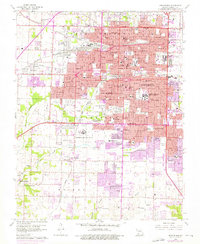 Springfield 1960 topographic map preview