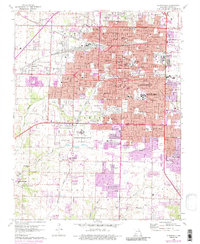 Springfield 1960 topographic map preview