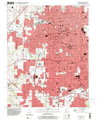 Springfield 1996 topographic map thumbnail