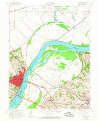 St. Charles 1954 topographic map thumbnail