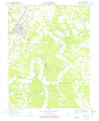 St. Clair 1969 topographic map preview