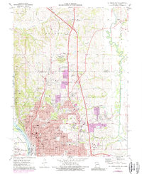 St. Joseph North 1971 topographic map thumbnail