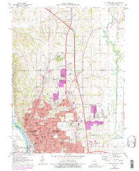 St. Joseph North 1971 topographic map thumbnail