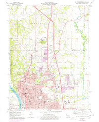 St. Joseph North 1971 topographic map thumbnail