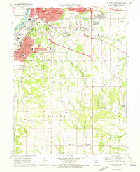 St. Joseph South 1971 topographic map thumbnail