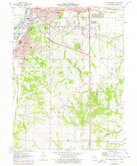 St. Joseph South 1971 topographic map thumbnail