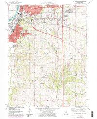 St. Joseph South 1971 topographic map thumbnail