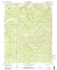 Stegall Mountain 1965 topographic map thumbnail