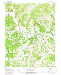 Strain 1966 topographic map thumbnail