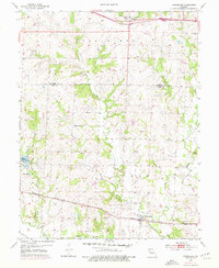 Strasburg 1954 topographic map thumbnail