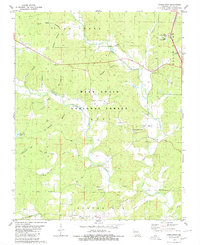 Stringtown 1980 topographic map thumbnail