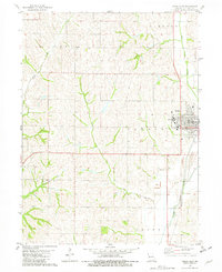 Tarkio West 1981 topographic map thumbnail