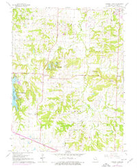 Tarsney Lakes 1965 topographic map thumbnail