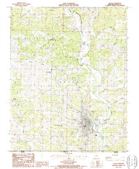 Thayer 1986 topographic map thumbnail