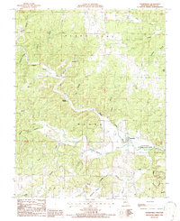 Thomasville 1986 topographic map thumbnail