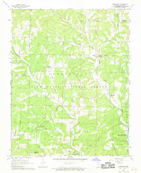 Thornfield 1968 topographic map thumbnail