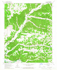 Tiff City 1965 topographic map thumbnail