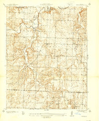 Tiffin 1937 topographic map thumbnail