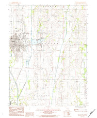 Trenton East 1984 topographic map thumbnail