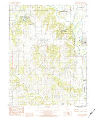Trenton West 1984 topographic map thumbnail