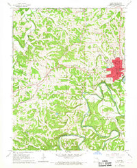 Union 1966 topographic map preview