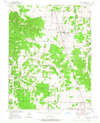 Urbana 1950 topographic map thumbnail