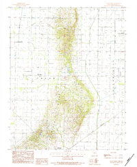 Valley Ridge 1984 topographic map thumbnail