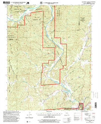 Van Buren North 1997 topographic map thumbnail