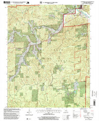 Van Buren South 1997 topographic map thumbnail