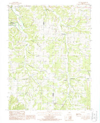 Van Cleve 1987 topographic map preview